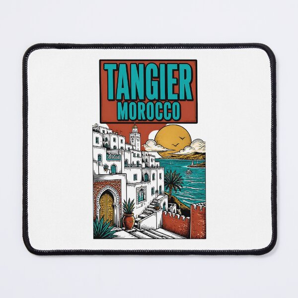 Item preview, Tangier Morocco Vintage Travel Tourism designed and sold by TravelersGems.
