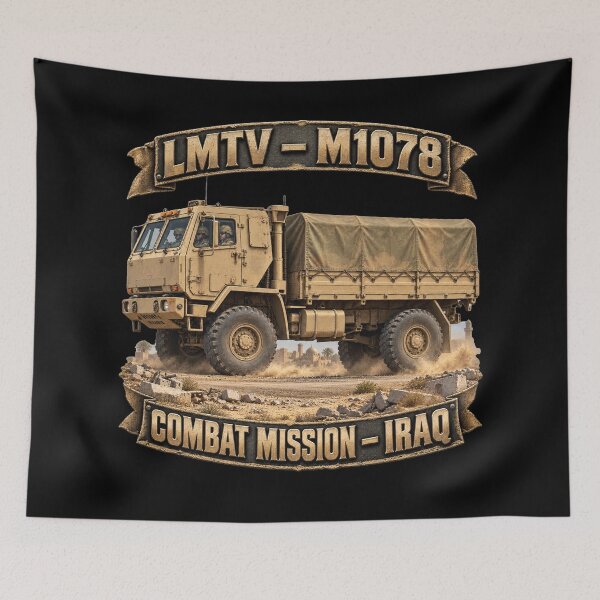Item preview, Army - LMTV - 1078 - Combat Mission - Iraq - 3D - Enhanced designed and sold by Military Insignia Products.
