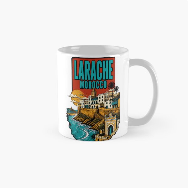 Item preview, Larache Morocco Vintage Travel Tourism designed and sold by TravelersGems.