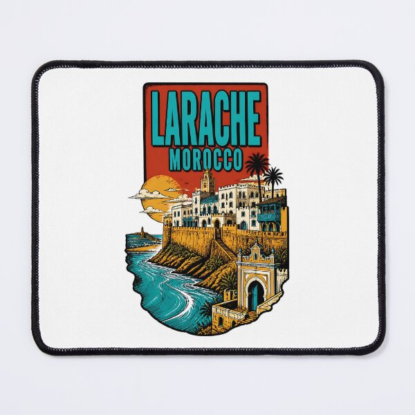 Item preview, Larache Morocco Vintage Travel Tourism designed and sold by TravelersGems.