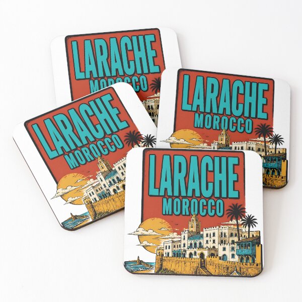 Item preview, Larache Morocco Vintage Travel Tourism designed and sold by TravelersGems.