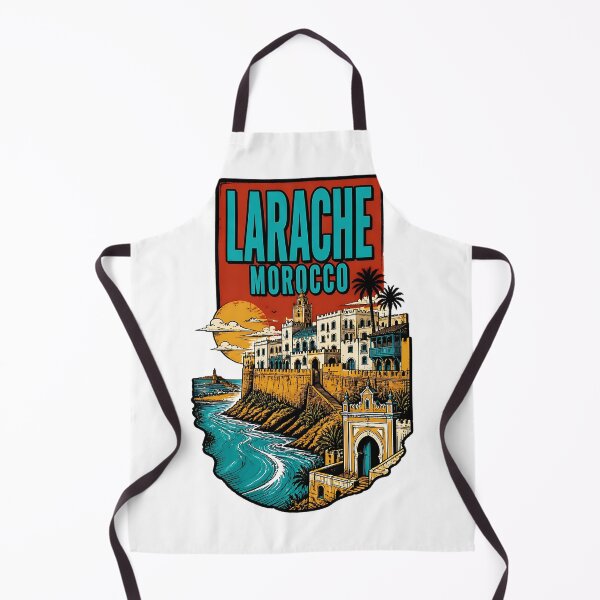 Item preview, Larache Morocco Vintage Travel Tourism designed and sold by TravelersGems.