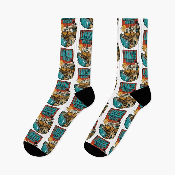 Item preview, Larache Morocco Vintage Travel Tourism designed and sold by TravelersGems.