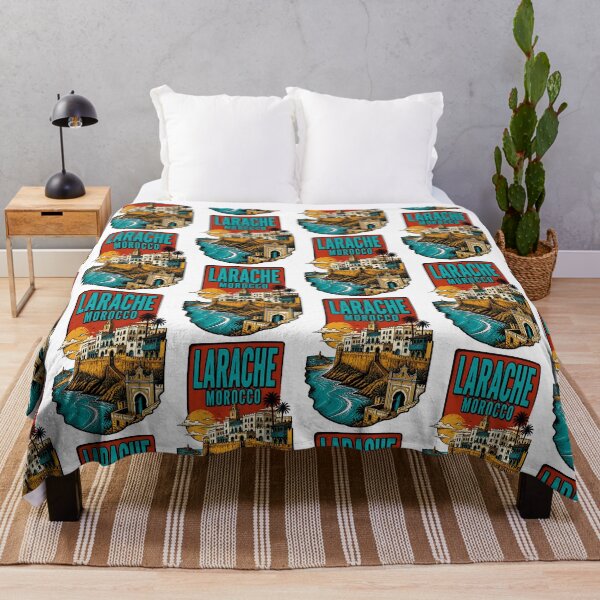 Item preview, Larache Morocco Vintage Travel Tourism designed and sold by TravelersGems.