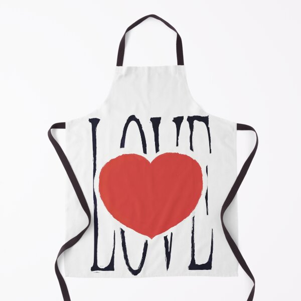 Item preview, Hand Painted LOVE Typography with Red Heart designed and sold by Bald Guy Draws.