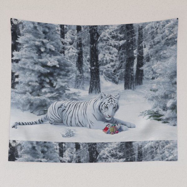 Artikelvorschau, Wintergeschenke-Berater – Weißer Tiger entworfen und verkauft von TreatLLC.