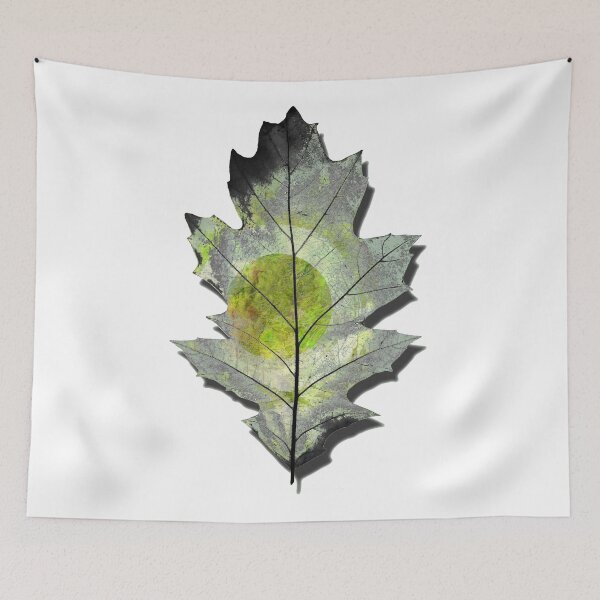 Item preview, Eternal Spring Green Oak Tree Leaf Nature Art designed and sold by Sharon Cummings Art.