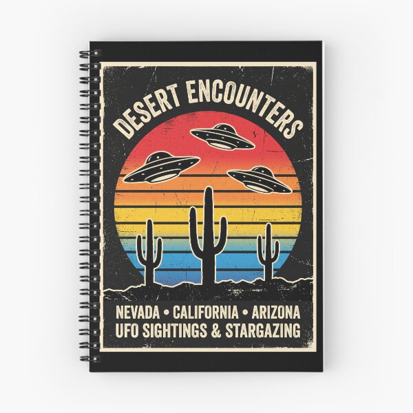 Item preview, Desert Encounters Nevada California Arizona UFO Sightings Stargazing Alien Travel designed and sold by TeeVibesshop.