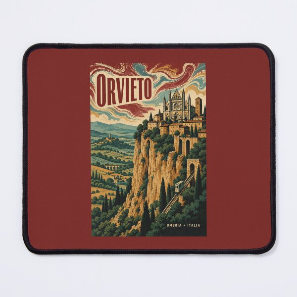 Aperçu de l'œuvre Orvieto - Ombrie - Italie créée et vendue par GoodOldVintage.
