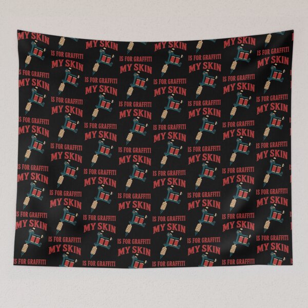 Item preview, My Skin Is for Graffiti Funny Tattoo Lover Quote designed and sold by TeeTimeTreasure.