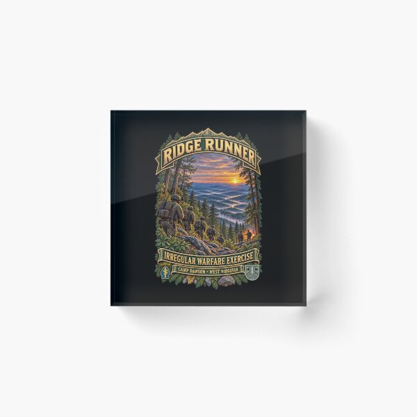 Item preview, Campamento Dawson, Virginia Occidental - Ridge Runner - No convencional - Ejercicio de guerra irregular - 3D - Mejorado designed and sold by Military Insignia Products.