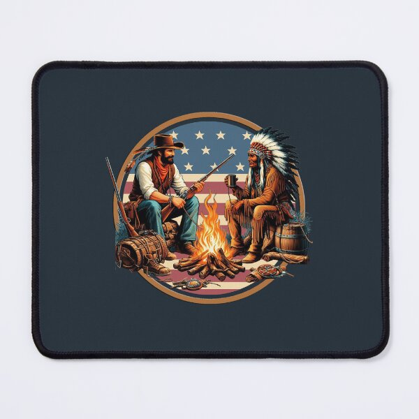 Item preview, VINTAGE COWBOY and NATIVE AMERICAN INDIAN, CAMPING, OLD WEST designed and sold by classic car craze.