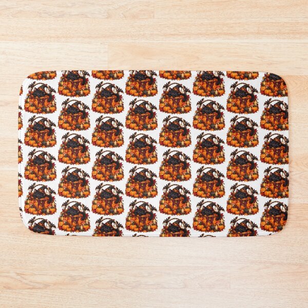 Item preview, Autumn Pumpkin Basket Cat – Gothic Halloween designed and sold by Clothes With Smiling Animals Walt Gral.