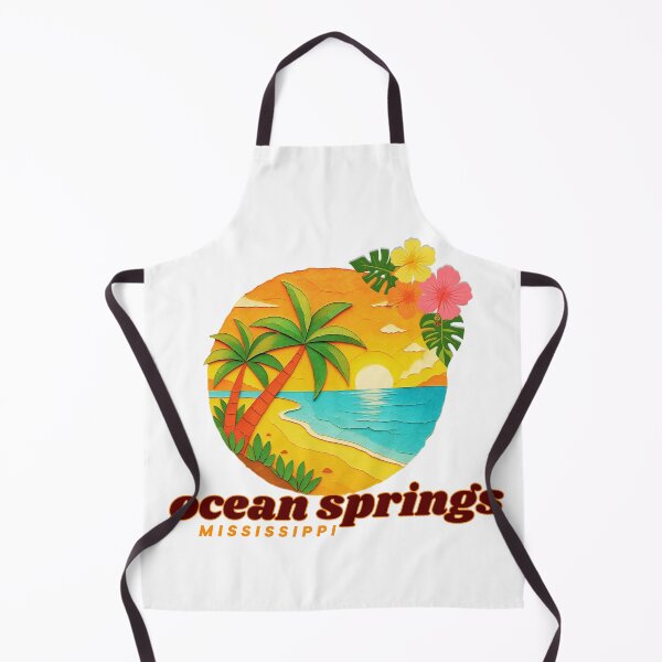 Item preview, Ocean Springs Mississippi Paper Cut Sunset | Gulf Coast Vacation Souvenir designed and sold by DonnaRaine.