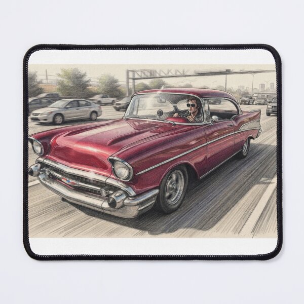 Item preview, Crimson Red Hot Rod Outlaw Custom Art designed and sold by redkat-4.