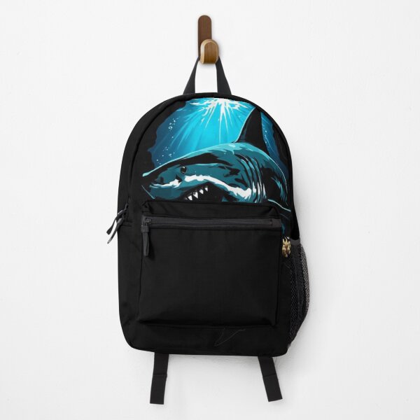 Item preview, Great white shark on coral reef designed and sold by KinoDesign.