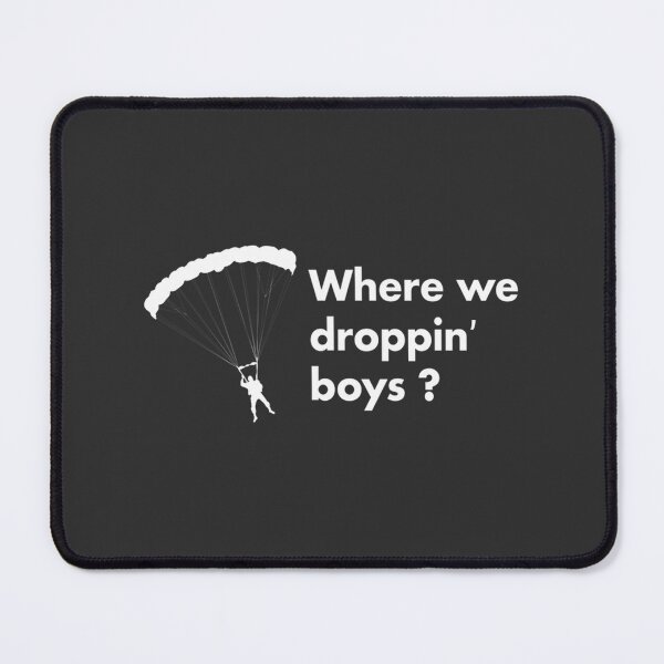 Item preview, Where We Dropping Boys Warzone Gaming Squad Callout Design designed and sold by evanpooleart.