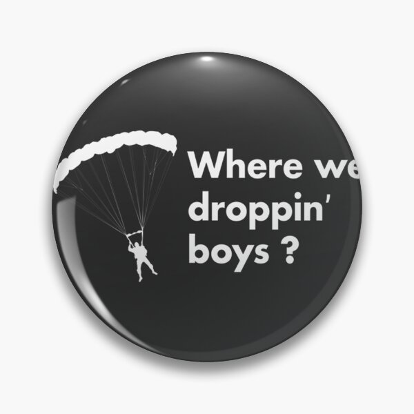 Item preview, Where We Dropping Boys Warzone Gaming Squad Callout Design designed and sold by evanpooleart.