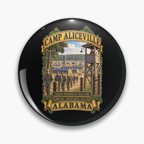 Item preview, Camp Aliceville, Alabama - German POW Camp WWII - 3D - Enhanced designed and sold by Military Insignia Products.