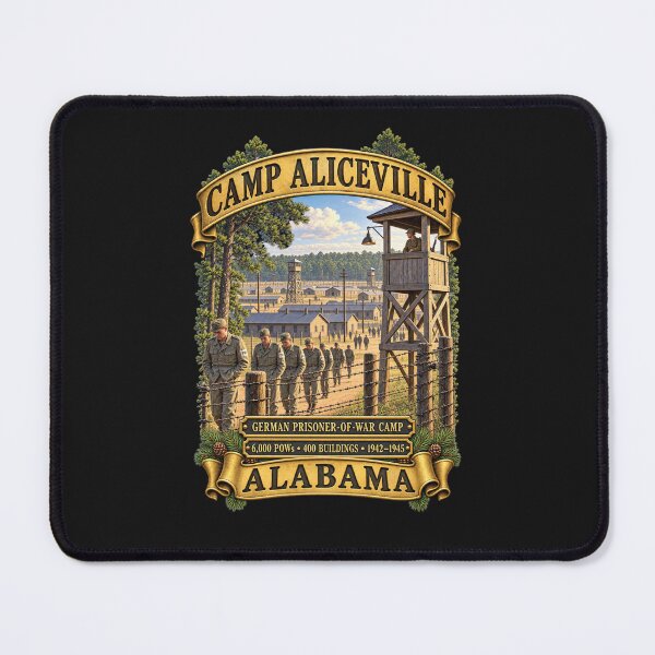 Item preview, Camp Aliceville, Alabama - German POW Camp WWII - 3D - Enhanced designed and sold by Military Insignia Products.