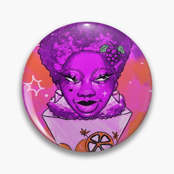 Item preview, Afro Orange Juice Girl designed and sold by Genesisvibess.