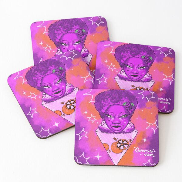 Item preview, Afro Orange Juice Girl designed and sold by Genesisvibess.