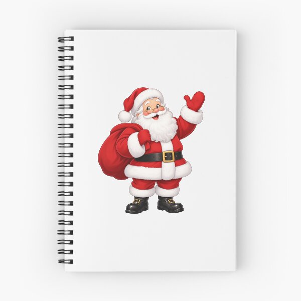 Item preview, Cheerful Santa Waving with Gift Sack designed and sold by MIRANDA CREATIVE.