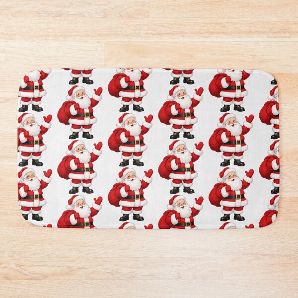 Item preview, Cheerful Santa Waving with Gift Sack designed and sold by MIRANDA CREATIVE.