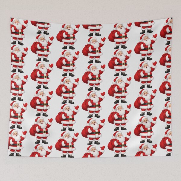 Item preview, Cheerful Santa Waving with Gift Sack designed and sold by MIRANDA CREATIVE.