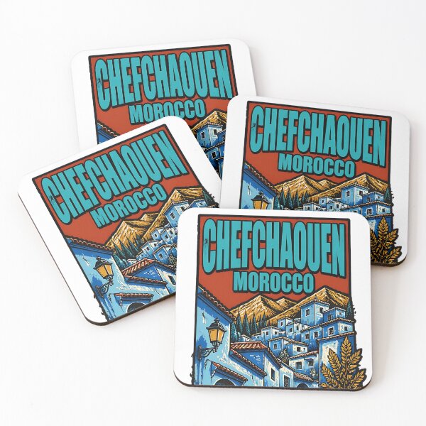 Item preview, Chefchaouen Morocco Vintage Travel Tourism designed and sold by TravelersGems.
