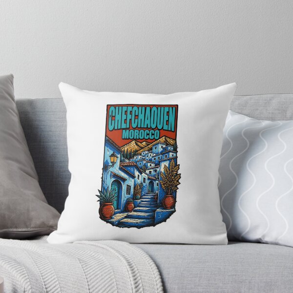 Item preview, Chefchaouen Morocco Vintage Travel Tourism designed and sold by TravelersGems.