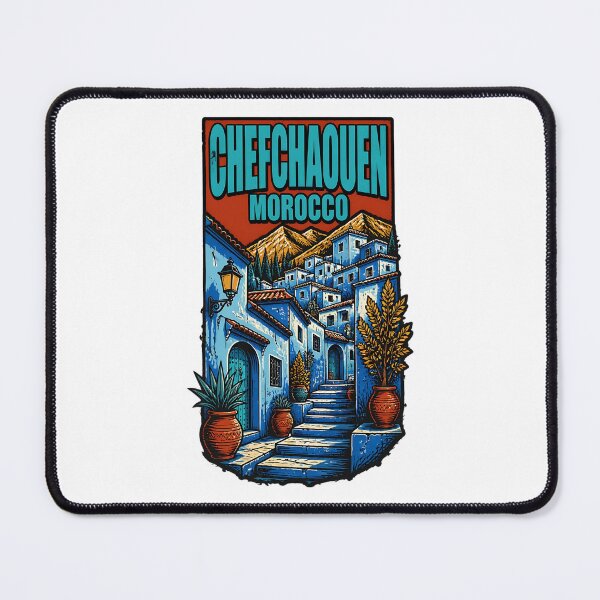 Item preview, Chefchaouen Morocco Vintage Travel Tourism designed and sold by TravelersGems.