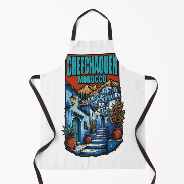 Item preview, Chefchaouen Morocco Vintage Travel Tourism designed and sold by TravelersGems.