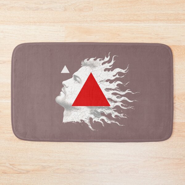 Item preview, Geometric Lion Red Triangle  designed and sold by freshwear design.