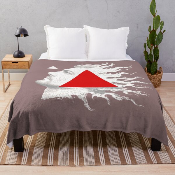 Item preview, Geometric Lion Red Triangle  designed and sold by freshwear design.