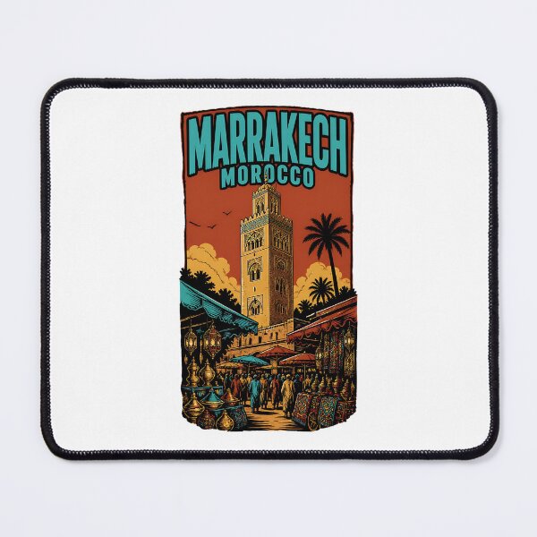 Item preview, Marrakech Morocco Vintage Travel Tourism designed and sold by TravelersGems.