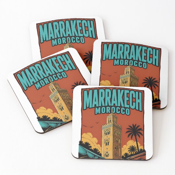 Item preview, Marrakech Morocco Vintage Travel Tourism designed and sold by TravelersGems.