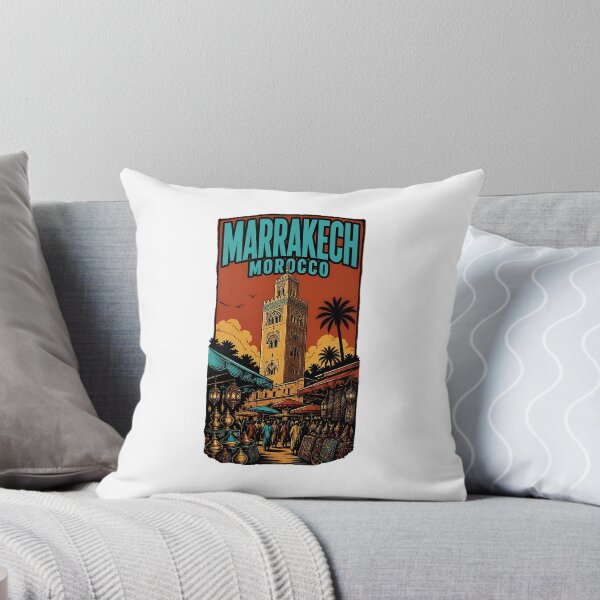 Item preview, Marrakech Morocco Vintage Travel Tourism designed and sold by TravelersGems.