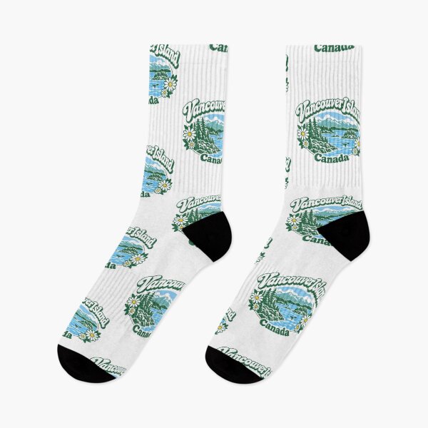 Item preview, Vancouver Island Cute Groovy Landscape designed and sold by HowToCanadian.