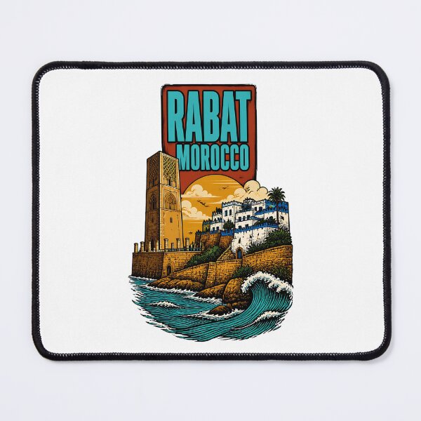 Item preview, Rabat Morocco Vintage Travel Tourism designed and sold by TravelersGems.