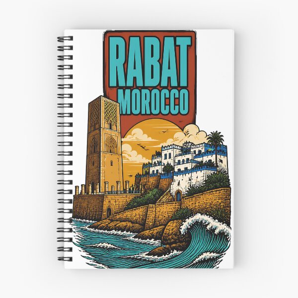 Item preview, Rabat Morocco Vintage Travel Tourism designed and sold by TravelersGems.
