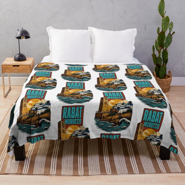 Item preview, Rabat Morocco Vintage Travel Tourism designed and sold by TravelersGems.
