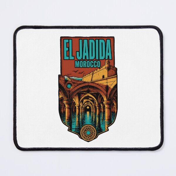 Item preview, El Jadida Morocco Vintage Travel Tourism designed and sold by TravelersGems.