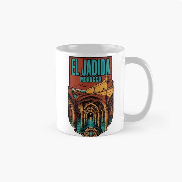Item preview, El Jadida Morocco Vintage Travel Tourism designed and sold by TravelersGems.