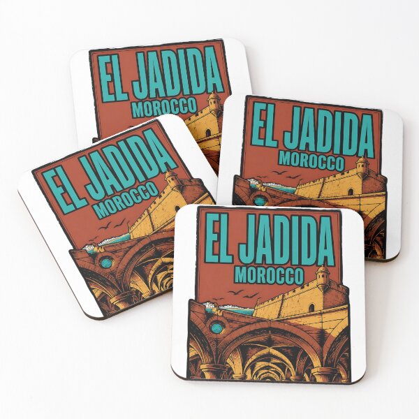 Item preview, El Jadida Morocco Vintage Travel Tourism designed and sold by TravelersGems.