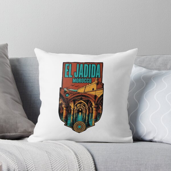 Item preview, El Jadida Morocco Vintage Travel Tourism designed and sold by TravelersGems.