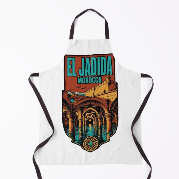 Item preview, El Jadida Morocco Vintage Travel Tourism designed and sold by TravelersGems.