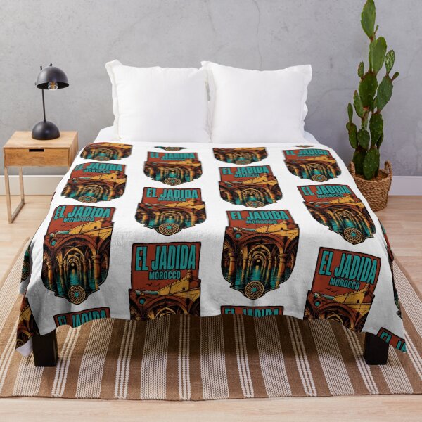 Item preview, El Jadida Morocco Vintage Travel Tourism designed and sold by TravelersGems.