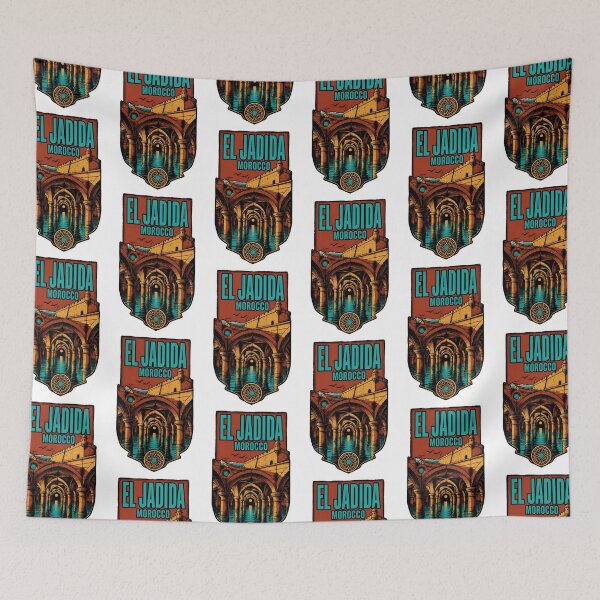 Item preview, El Jadida Morocco Vintage Travel Tourism designed and sold by TravelersGems.