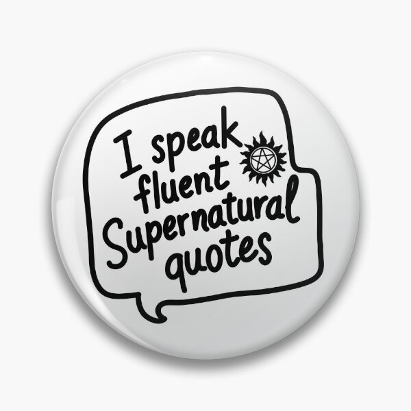 Item preview, I speak Supernatural designed and sold by TineHunterArt.